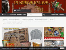 Tablet Screenshot of lesinterieursdailleurs.com